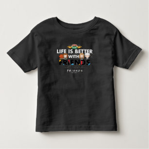 Het leven is beter met FRIENDS™ Chibi Art Kinder Shirts