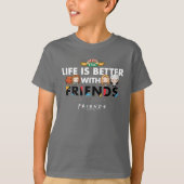 Het leven is beter met FRIENDS™ Chibi Art T-shirt (Voorkant)