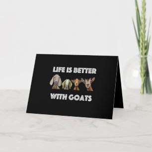 Het Leven Is Beter Met Geiten, Geit Liefhebber, Ge Kaart