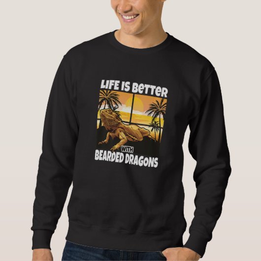 Het leven is beter met gelaagde dragers trui (Voorkant)