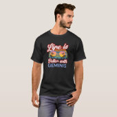 Het leven is beter met Geminis! Funny Gemini Horos T-shirt (Voorkant volledig)