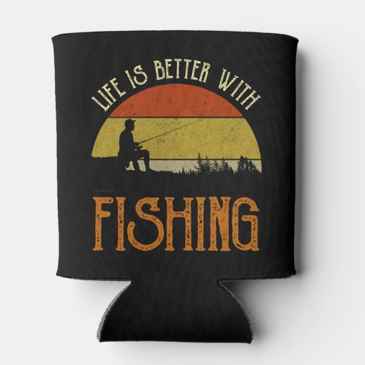 Het leven is beter met Gevist Blikjeskoeler (Achterkant)