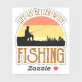 Het leven is beter met Gevist Sticker (Vel)
