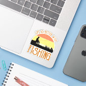 Het leven is beter met Gevist Sticker (Laptop met iPhone)