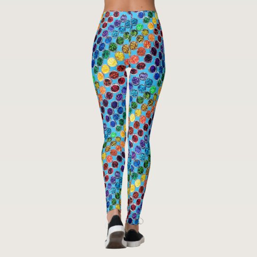 Het leven is beter met Glitter Personal Sparkle Bl Leggings (Achterkant)