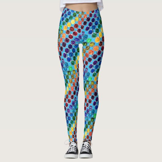 Het leven is beter met Glitter Personal Sparkle Bl Leggings (Voorkant)
