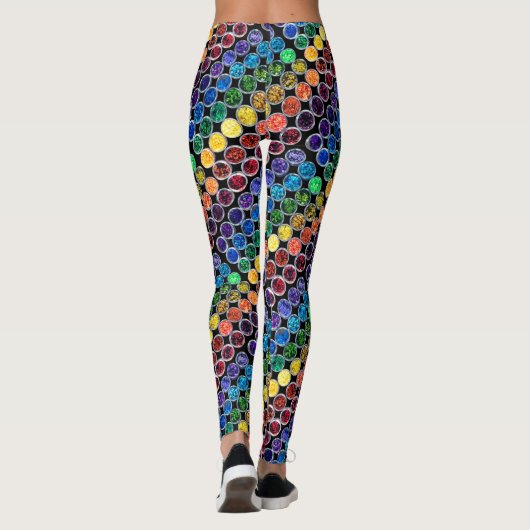 Het leven is beter met glitter Personal Sparkle Bl Leggings (Achterkant)
