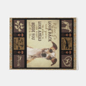 Het leven is beter met Greyhound Deurmat (Voorkant)