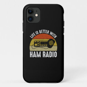 Het leven is beter met Ham Radio Case-Mate iPhone Case