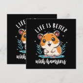 Het Leven Is Beter Met Hamsters (Voorkant / Achterkant)