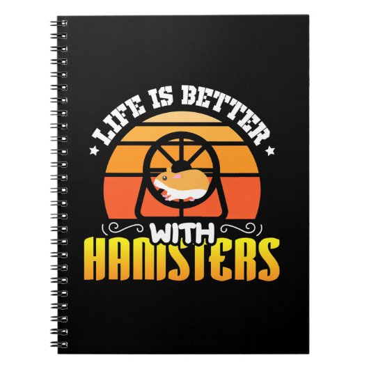 Het leven is beter met hamsters notitieboek (Voorkant)