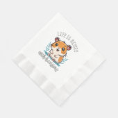 Het Leven Is Beter Met Hamsters Servet (Hoek)