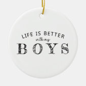 Het leven is beter met het Ornament van mijn kinde (Voorkant)