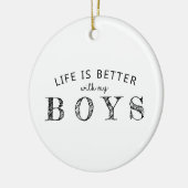 Het leven is beter met het Ornament van mijn kinde (Links)