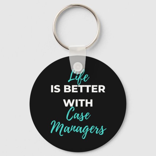 Het leven is beter met Hoesje managers Sleutelhanger (Voorkant)