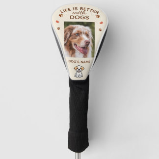 Het leven is beter met honden - Custom Pet Golfheadcover
