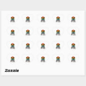 Het leven is beter met honden Retro Sunset Man en Hart Sticker (Vel)