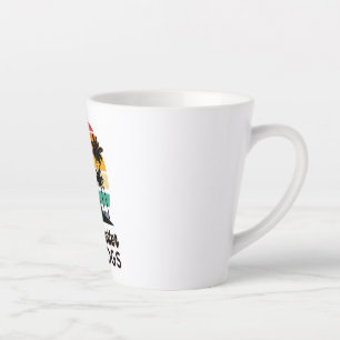 Het leven is beter met honden retro zonsondergang  latte mok