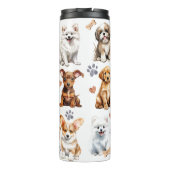 Het leven is beter met Honden Thermal Tumbler Thermosbeker (Achterkant)