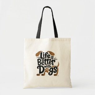 Het Leven is Beter met Honden Tote Bag