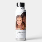 Het leven is beter met je kinderen Foto Waterfles (Links)