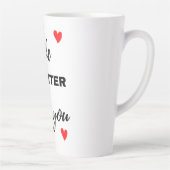 Het leven is beter met je zwart latte mok (Rechts)