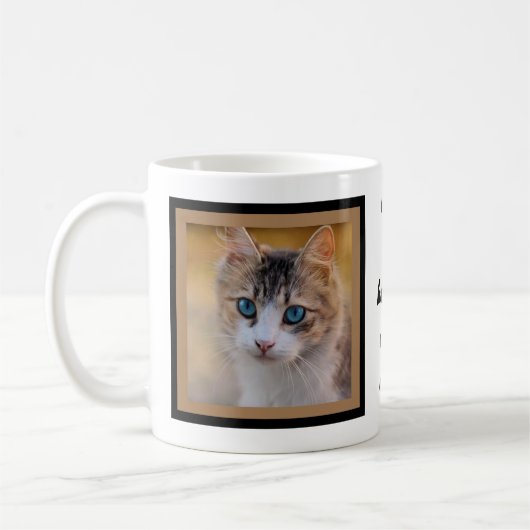 Het leven is beter met katten |Aangepaste Afbeeldi Koffiemok (Links)