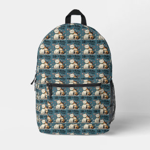 Het leven is beter met katten Cute Kat Aesthetics Bedrukte Rugzak