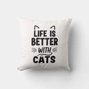 Het leven is beter met katten kussen