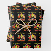 Het leven is beter met kippen inpakpapier vel (In situ)