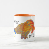 Het leven is beter met kippen mok (Midden)