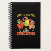 Het leven is beter met kippen planner (Voorkant)