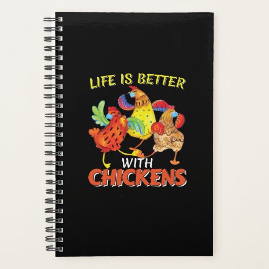 Het leven is beter met kippen planner (Voorkant)