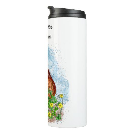 Het leven is beter met kippen thermosbeker (Geroteerd rechts)