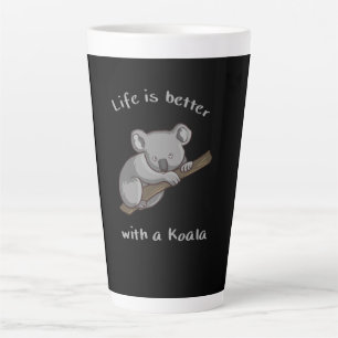 Het leven is beter met Koala Latte Mok