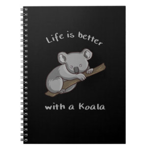 Het leven is beter met Koala Notitieboek