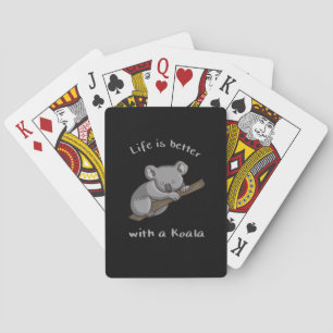 Het leven is beter met Koala Pokerkaarten