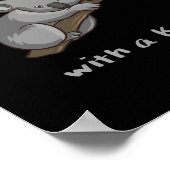 Het leven is beter met Koala Poster (Hoek)