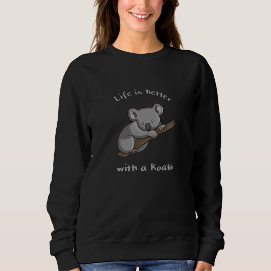 Het leven is beter met Koala Trui (Voorkant)