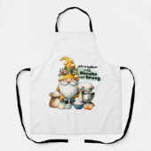 Het leven is beter met koekjes en jus schort (Voorkant)