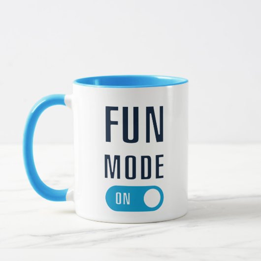 Het leven is beter met koffie en fun mode Mok (Links)