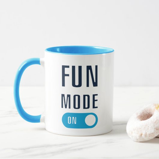 Het leven is beter met koffie en fun mode Mok (Met donut)