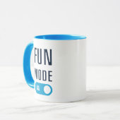 Het leven is beter met koffie en fun mode Mok (Voorkant links)