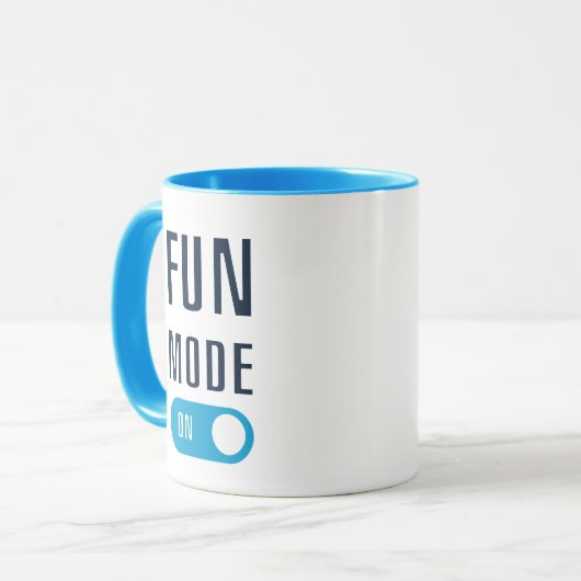 Het leven is beter met koffie en fun mode Mok (Voorkant links)