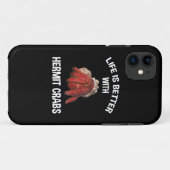 Het leven is beter met kruidkrabben Case-Mate iPhone case (Achterkant (horizontaal))