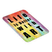 Het leven is beter met kunst magneet (Rechterzijde)