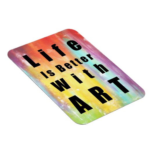 Het leven is beter met kunst magneet (Rechterzijde)
