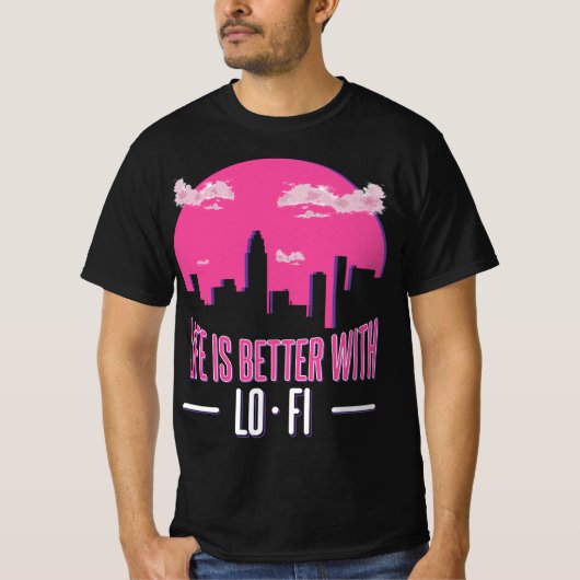 Het leven is beter met LoFi T-shirt (Voorkant)