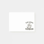 Het leven is beter met marshmallows post-it® notes (Voorkant)