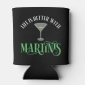 Het Leven Is Beter Met Martinis Blikjeskoeler (Achterkant)